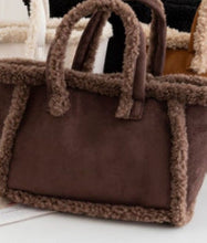 Load image into Gallery viewer, Plush Crossbody Tote Bag