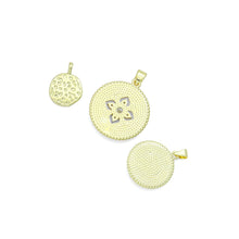 Load image into Gallery viewer, White Mother of Pearl Black Enamel Flower heart Star Heart Pendant,Sku#LK1252
