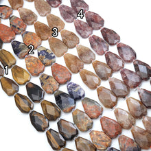Load image into Gallery viewer, 25x40mm Flat Teardrop Beads, Sku#U1816
