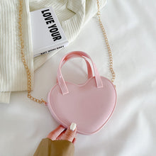 Load image into Gallery viewer, Women's Jelly Heart Mini Crossbody Bag – Cute PVC Shoulder Bag