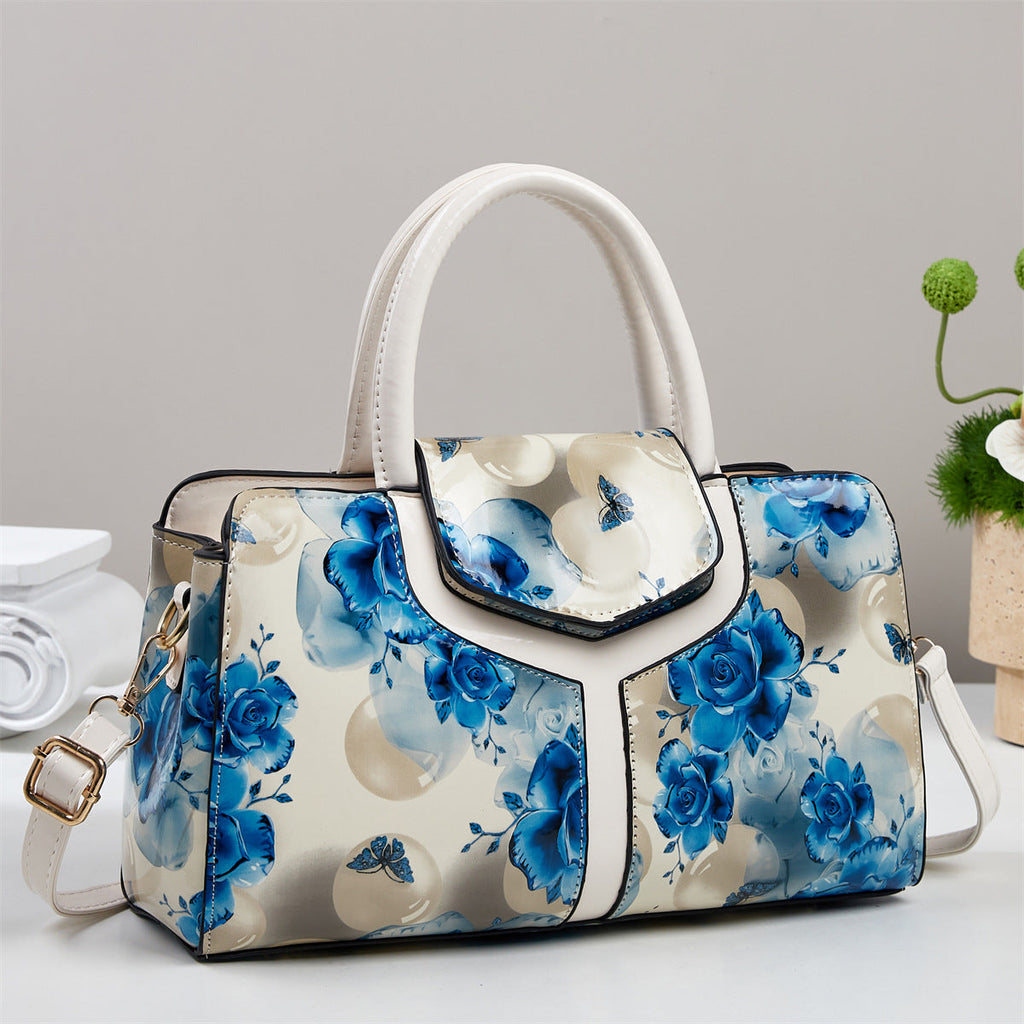 Large-capacity Patchwork Shoulder Bag