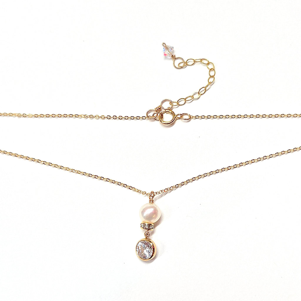 The Princess Rhinestone drop necklace