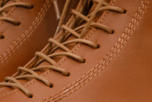 Load image into Gallery viewer, The Moreno Tan Leather Lace-Up Mid Calf Women Boot Final Sale!