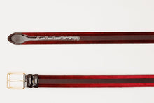 Load image into Gallery viewer, The Pontalto Burgundy Leather Belt