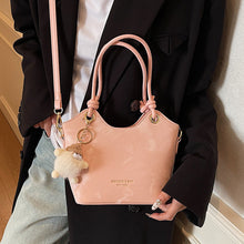 Load image into Gallery viewer, Korean Chic Tote Bag for Women - Versatile Crossbody Bucket Bag with Patchwork Design