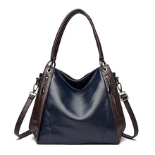 Load image into Gallery viewer, Women's Soft Leather Tote Bag - Urban Minimalist Shoulder Bag with Multiple Compartments