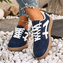 Load image into Gallery viewer, Women's Casual Athletic Sneakers - Lightweight Lace-Up Low-Top Shoes
