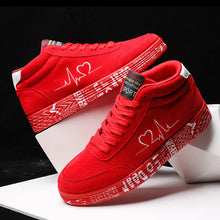 Load image into Gallery viewer, Men's Casual Letter Design Sneakers - Comfortable Low-Top Hiking Shoes