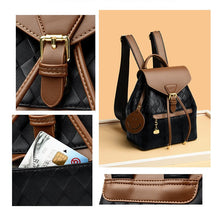 Load image into Gallery viewer, Women's Leather Backpack Casual Multifunction Shoulder School Travel Bag