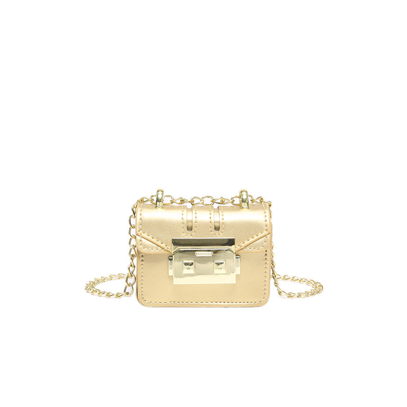 Women's Crossbody Shoulder Bag with Chain - Stylish PU Leather Handbag