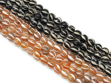 Load image into Gallery viewer, Black and Brown Pumpkin Agate 10mm Round Smooth Beads, Sku#U1334