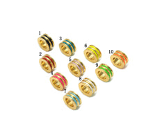 Load image into Gallery viewer, Large Hole Enamel Spacer Beads, Sku#LK653
