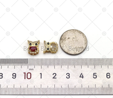 Load image into Gallery viewer, CZ Micro Pave Night Owl Pendant, Sku#LK535