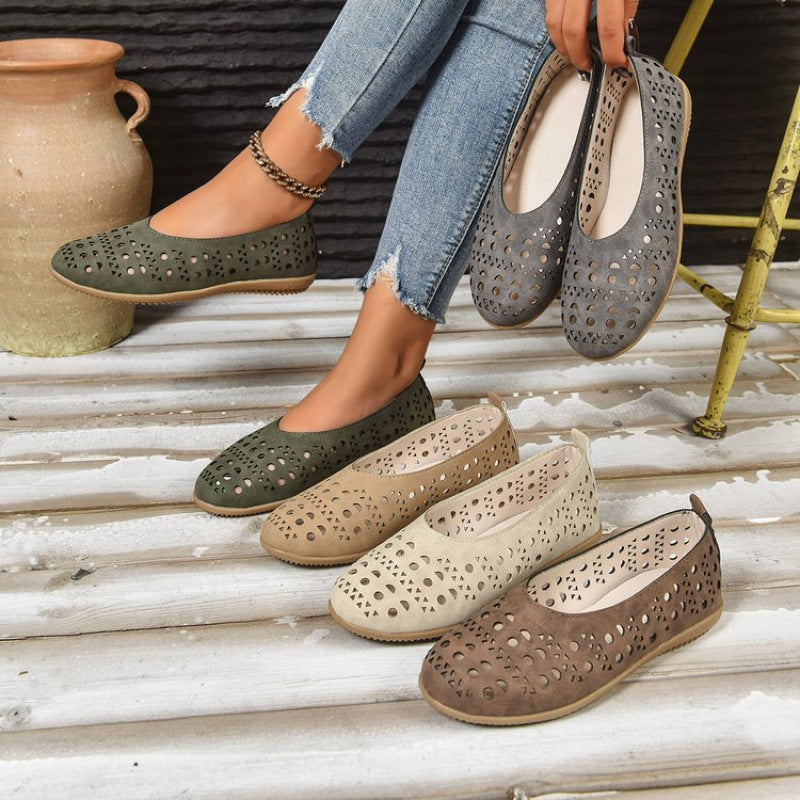 Women's Chunky Heel Pumps | Full-Grain Leather Wide-Fit Heels