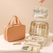 Load image into Gallery viewer, Hanging Travel Toiletry Bag - Large Capacity Makeup Organizer with Multiple Compartments
