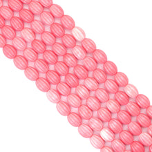 Load image into Gallery viewer, 10x13mm Pink Pumpkin Resin Beads, Sku#U2047