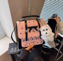 Load image into Gallery viewer, Women's Patchwork Backpack - Sweet &amp; Adorable Commuter Bag with Magnetic Closure