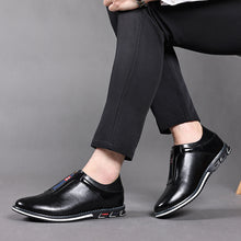 Load image into Gallery viewer, Men's Slip-On Casual Leather Shoes | Wax PU Upper | Round Toe | Sizes EU 39–48