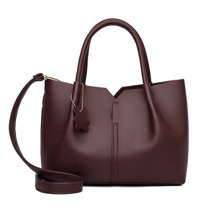Women's Designer-Inspired PU Leather Crossbody Bag | Khaki, Wine Red, Black