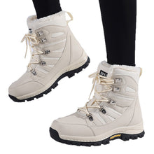 Load image into Gallery viewer, Women's Fleece-Lined Snow Boots - Waterproof Winter Boots with Rubber Sole