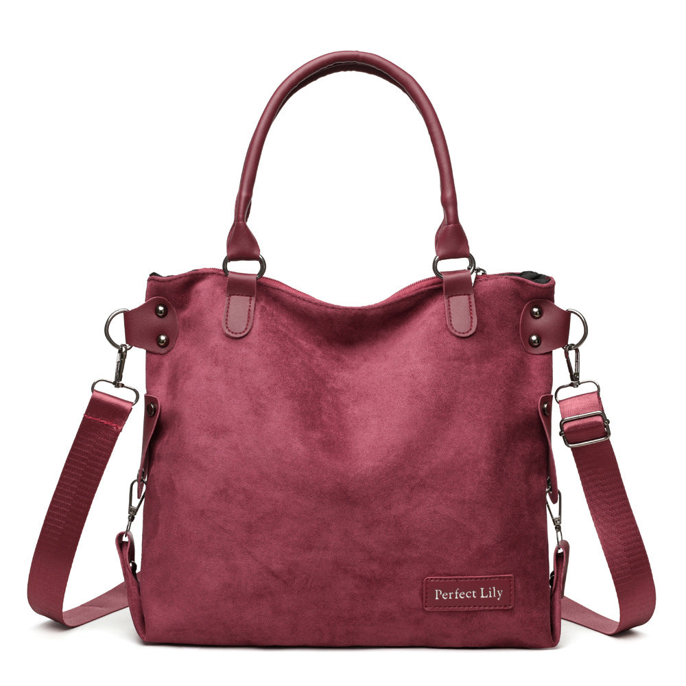 High-Capacity Vintage Tote Bag