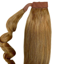 Load image into Gallery viewer, Honey Blonde 100% Human Hair Ponytail Extension