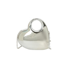 Load image into Gallery viewer, Korean Heart-Shaped Acrylic Evening Bag for Women - Trendy Crossbody Clutch Purse