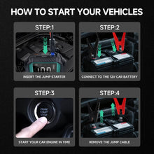 Load image into Gallery viewer, 7-in-1 Emergency Car Power Supply Starter &amp; Air Pump