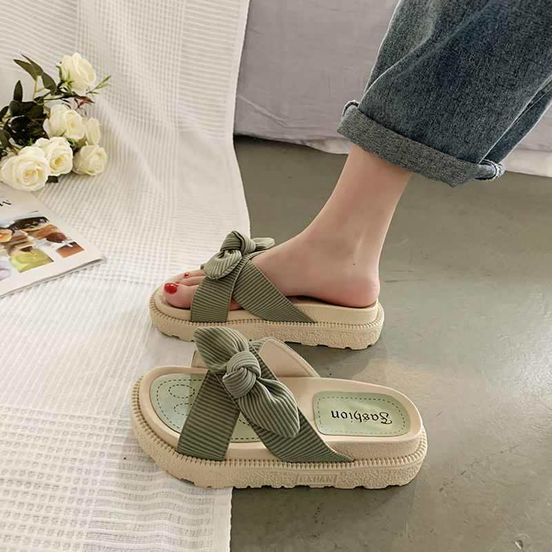 Women's Two-Wear Flat Platform Sandals | EVA Slip-On Open-Toe Sandals
