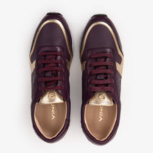 Load image into Gallery viewer, The Masal Purple Leather Women Sneaker