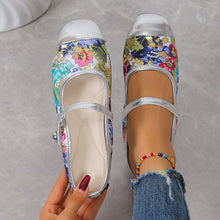 Load image into Gallery viewer, Women's Floral Slide Sandals - Stylish Summer Footwear with Buckle Detail