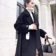 Load image into Gallery viewer, Double-faced Cashmere Coat Women's Mid-length Over The Knee