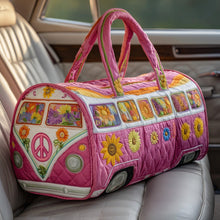 Load image into Gallery viewer, Quilted Embroidery Travel Tote Bag - Multifunctional Sports &amp; Fitness Duffle for Women &amp; Men