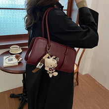 Load image into Gallery viewer, Women's Vintage Pendant Underarm Bag - PU Leather Crossbody Handbag with Adjustable Strap