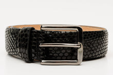 Load image into Gallery viewer, The King Black Leather Belt