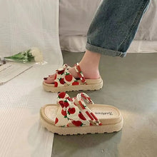Load image into Gallery viewer, Women's Two-Wear Flat Platform Sandals | EVA Slip-On Open-Toe Sandals