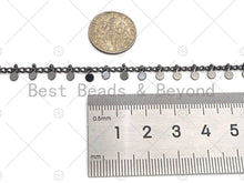 Load image into Gallery viewer, High Quality 3mm Sequin Disc Chain, 18K Real Gold Plated Round Disc Circle Chain, Gold Round Circle Disc Chain, Bulk Wholesale, SKU#M308