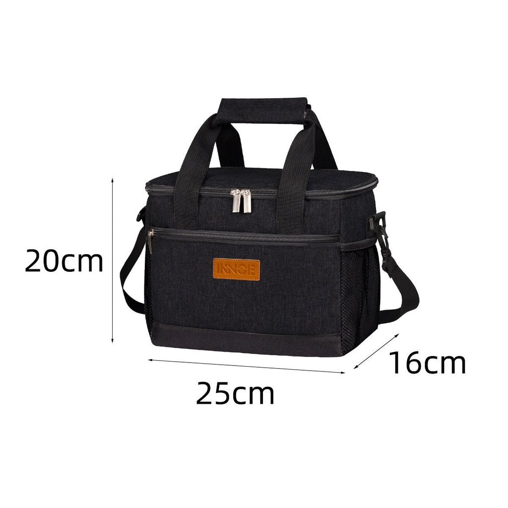 Insulated Tote Bag - Foldable Oxford Fabric Cooler Lunch Bag for Women