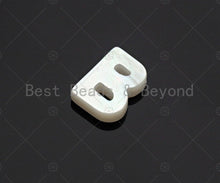 Load image into Gallery viewer, High Quality Mother of Pearl Initial Number Charm, Alphabet charm, sku#T154