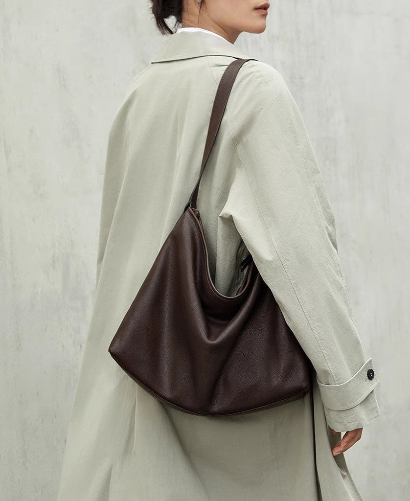 Women's Casual One-Shoulder Crossbody Bag – PU Leather Soft Satchel