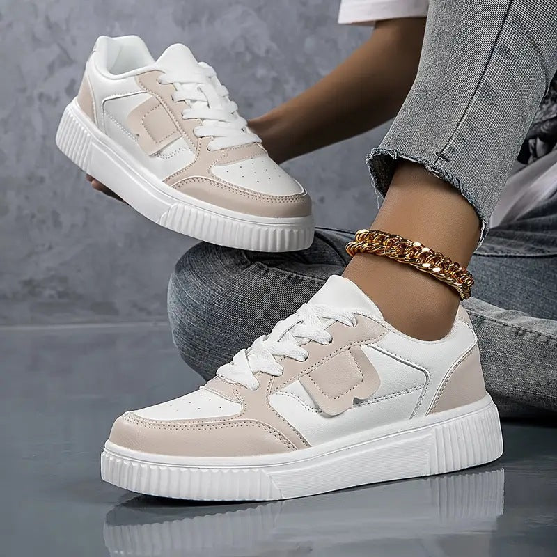 Women's Sporty Breathable Lightweight Sneakers - Mesh Athletic Casual Shoes