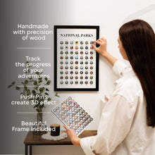 Load image into Gallery viewer, Poster Travel Tracker National Parks USA