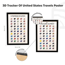 Load image into Gallery viewer, Poster Travel Tracker States USA