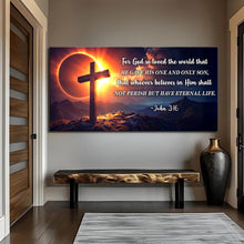 Load image into Gallery viewer, John 3:16: For God So Loved The World Faith Sign III