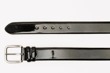 Load image into Gallery viewer, The Dodoma Black Patent Leather Belt