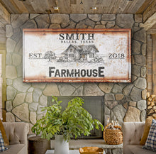 Load image into Gallery viewer, Rustic Farmhouse Personalized Sign III