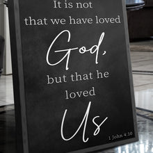 Load image into Gallery viewer, 1 John 4:10 Faith Sign V