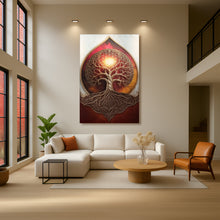 Load image into Gallery viewer, Tree of Life: Sacred Geometry Abstract Wall Art