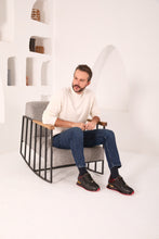 Load image into Gallery viewer, The Rialto Black &amp; Red Patent Leather Men Sneaker