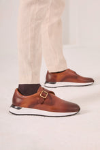 Load image into Gallery viewer, The Torino Tan Leather Men Sneaker